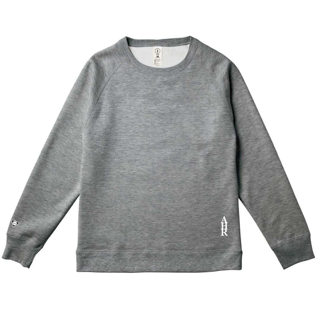 AHR✕HOSU オリジナル クルーネックスウェット GREY