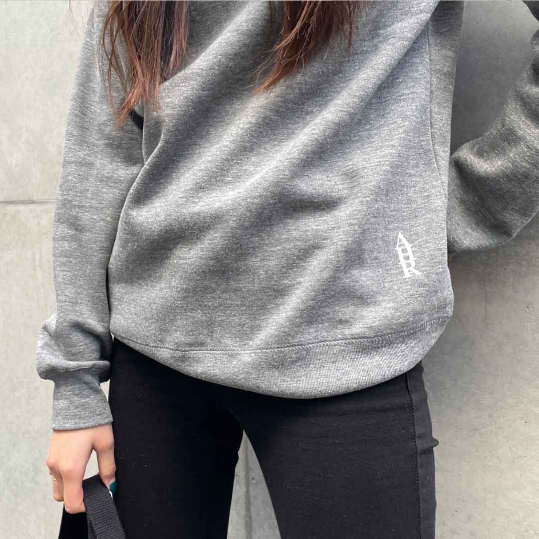 AHR✕HOSU オリジナル クルーネックスウェット GREY