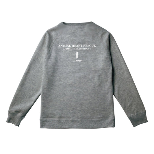AHR✕HOSU オリジナル クルーネックスウェット GREY